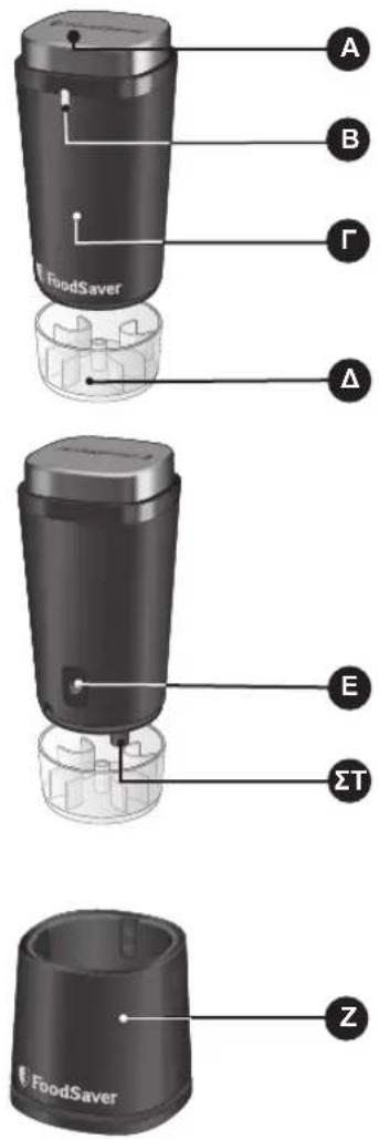 FOODSAVER FSV1199 - Χαρακτηριστικά του συστήματος συσκευασίας σε κενό χειρός - 1