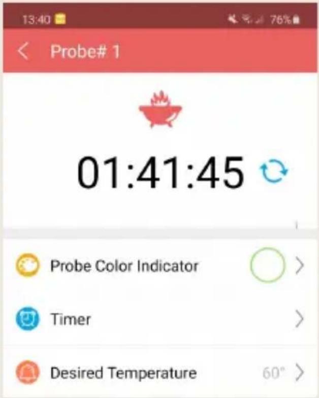 BORETTI BBA87 - Probe color configuration menu - 1
