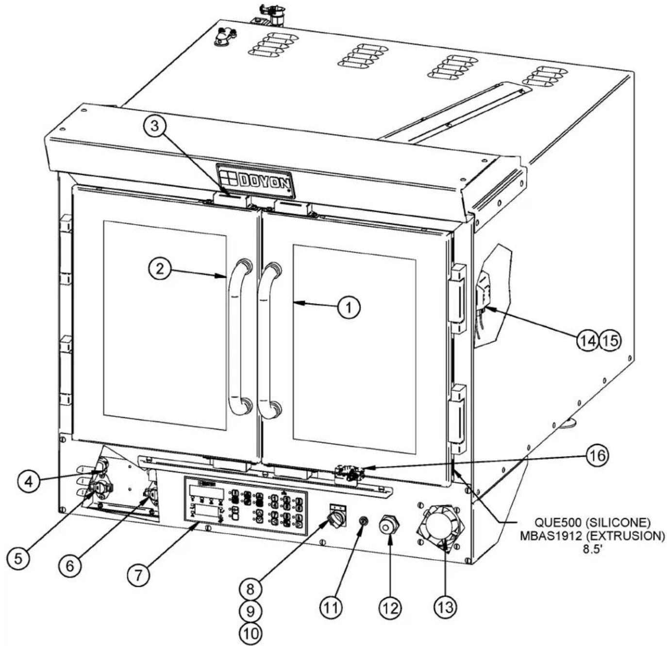 Doyon JA4 - TABLEAU DE CUISSON - 1