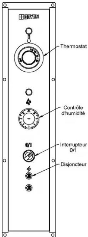 Doyon JA14G - Interrupteur sélecteur de vitesse du ventilateur - 1