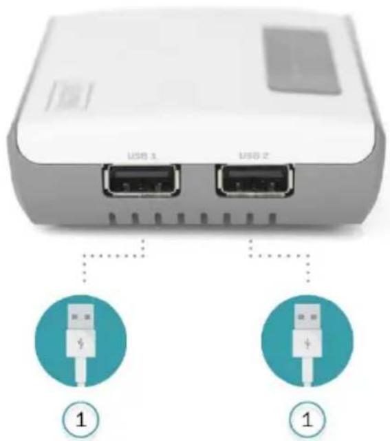 Digitus DN13024 - Ports et boutons - 1
