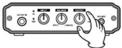 OUTPUT 0A CLK DIN INPUT BALANCE OUTPUT INPUT COMPRESS INPUTS
