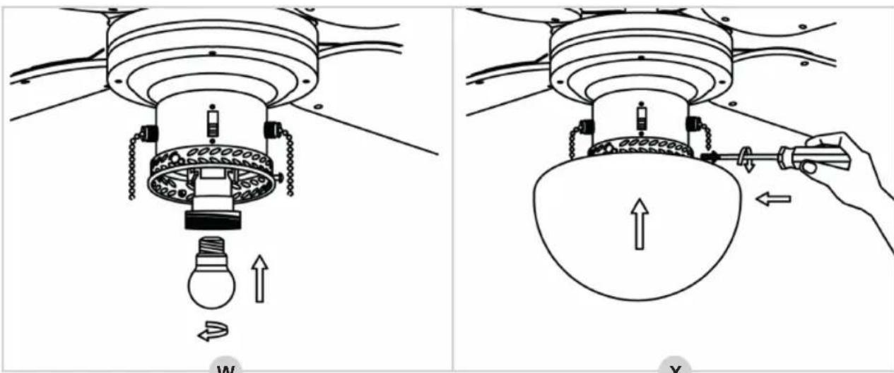 BESTRON DHB42W - MONTAGE - Installing the fan blades onto the motor - 6