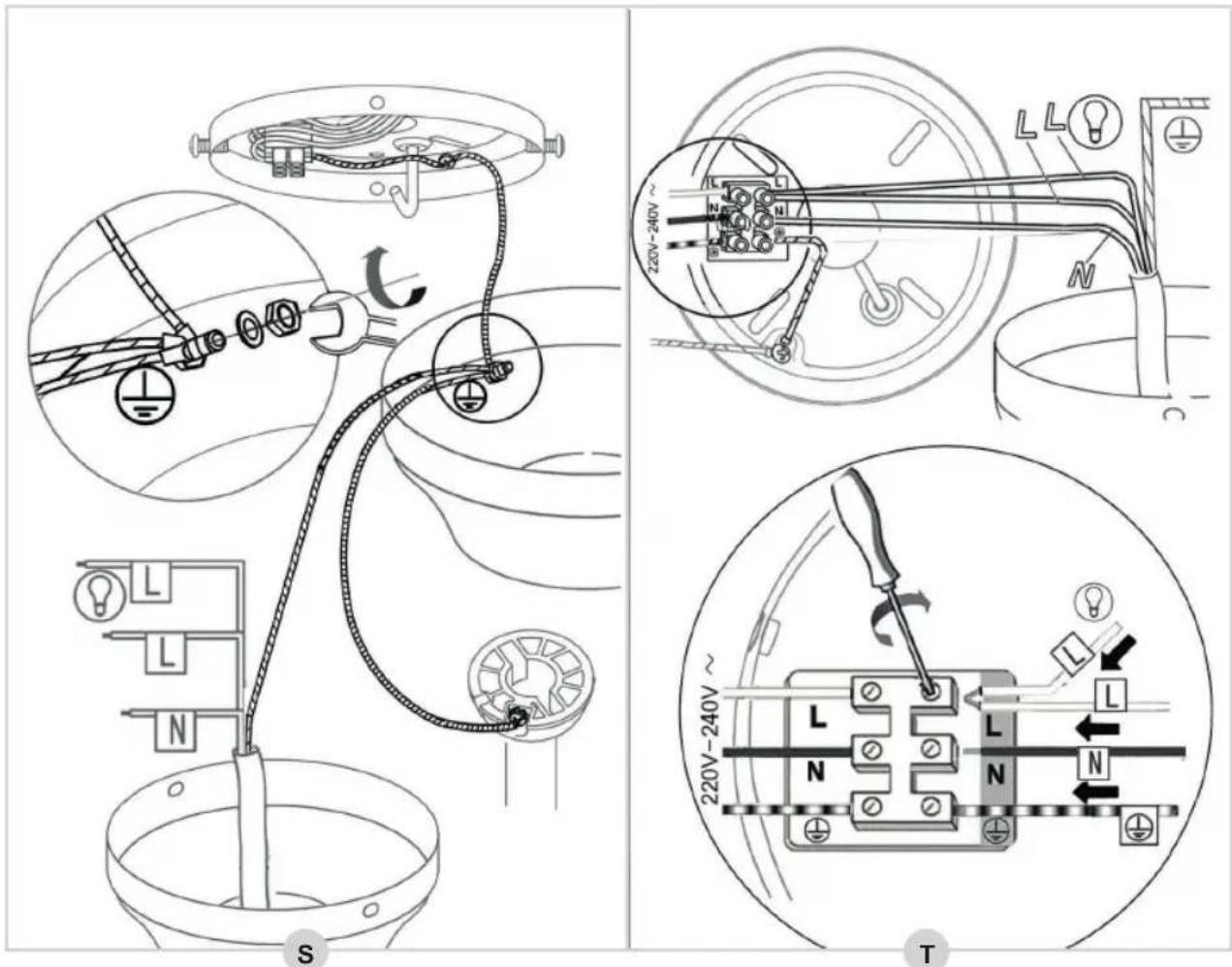 BESTRON DHB42W - MONTAGE - Installer les pales du ventilateur au moteur - 2