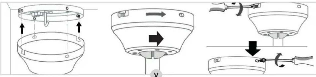 BESTRON DHB42W - MONTAGE - Installing the fan blades onto the motor - 5