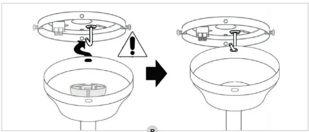 BESTRON DHB42W - MONTAGE - Installing the fan blades onto the motor - 2