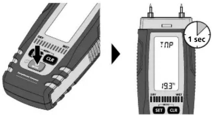 Laserliner DampMaster Compact Plus - 3a ON OFF - 1