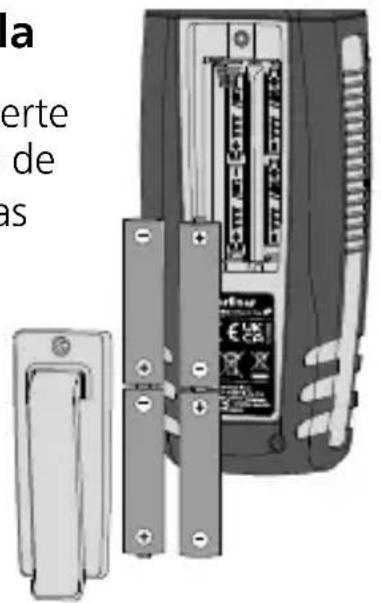 Laserliner DampMaster Compact Plus - Instalación de la pila - 1