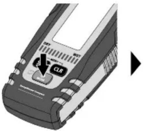 Laserliner DampMaster Compact Plus - 3a ON OFF - 1