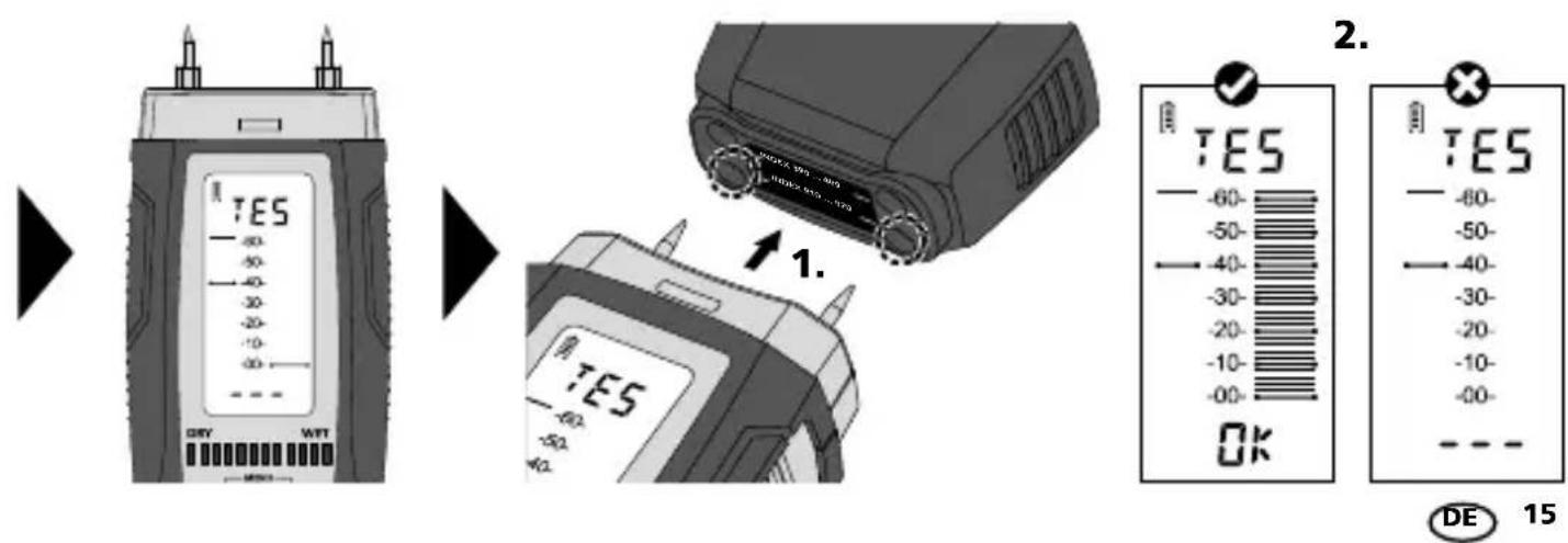 Laserliner DampMaster Compact Plus - Selftest-Funktion - 3