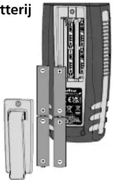 Laserliner DampMaster Compact Plus - Plaatsen van de batterij - 1
