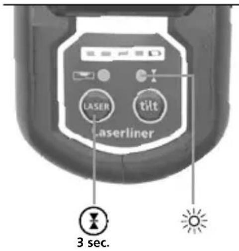LASER tilt aserliner 3 sec.