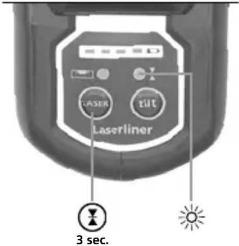 LASER tilt Laserliner 3 sec.
