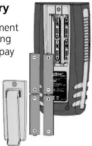 Laserliner DampMaster Compact Pro - Inserting the battery - 1