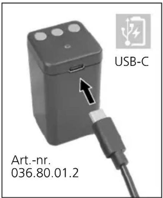 Laserliner X3Laser Pro - Gebruik van de lithium-ionen-accu - 1