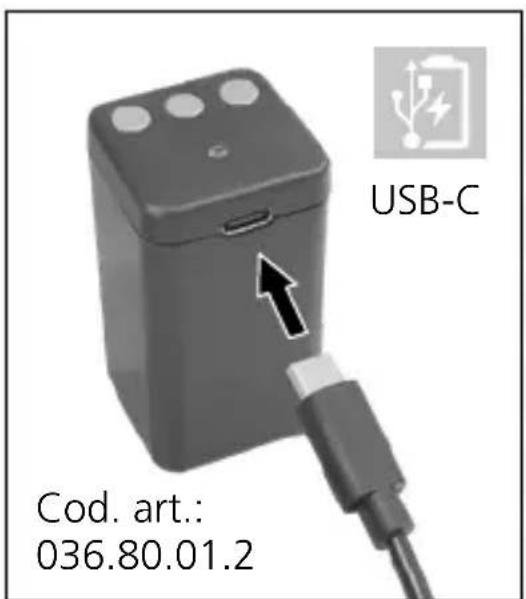 Laserliner X3Laser Pro - Uso della batteria ricaricabile al litio-ioni - 1