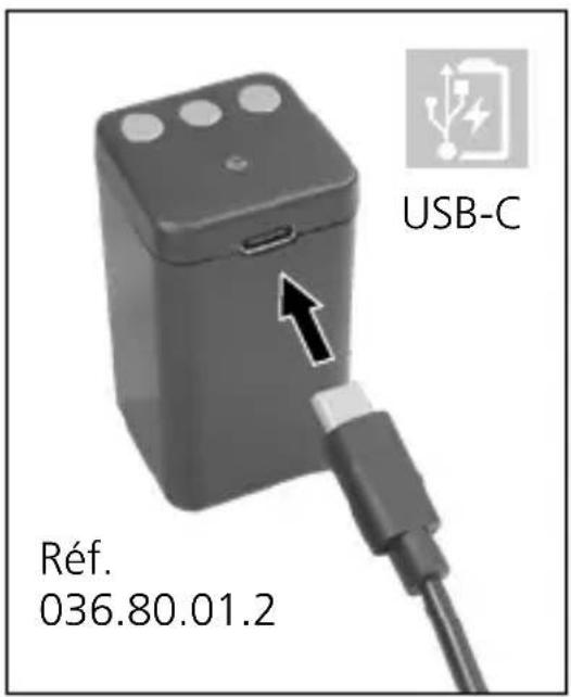 Laserliner X3Laser Pro - Utilisation de l'accu li-ion - 1