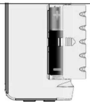Laserliner PowerCheck - Inserting battery - 1