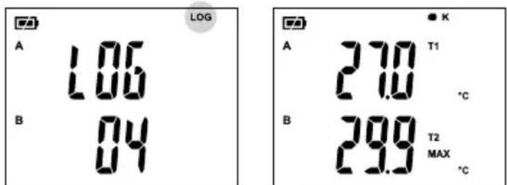 Laserliner ThermoMaster Plus Set - Speicher-Funktion / Speicher abrufen - 5