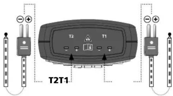 Laserliner ThermoMaster Plus Set - Connecting thermocouples - 1