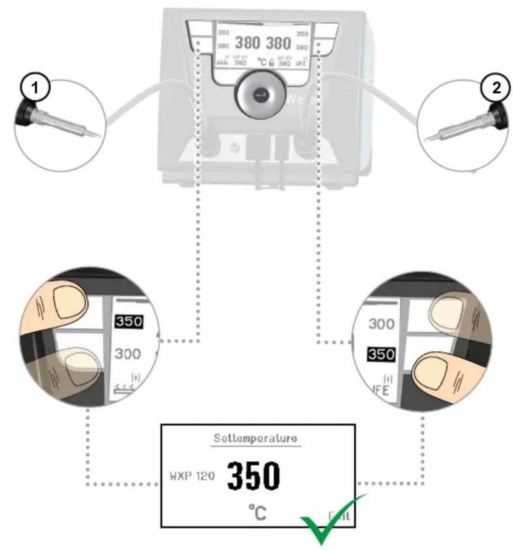 1 2 350 300 350 300 350 380 380 WXP 120 350 °C Exit