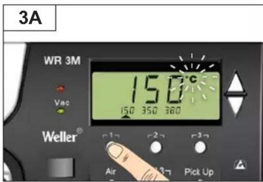 3A WR 3M Vac 150°C 150 350 380 Weller® Air 37 Pick Up