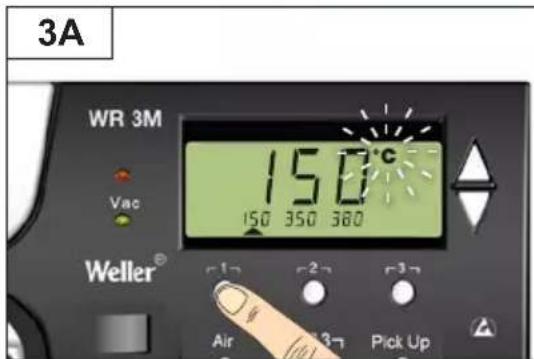 3A WR 3M Vac 150°C 150 350 380 Weller® Air Pick Up