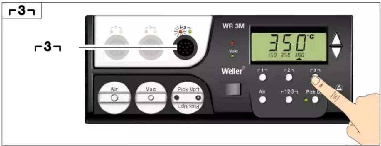-3 -3 WR 3M 350°C 150 350 380 Vac Weller® Air Vac Pick Up Ldn xold Air -12-3 - Pick Up Hand