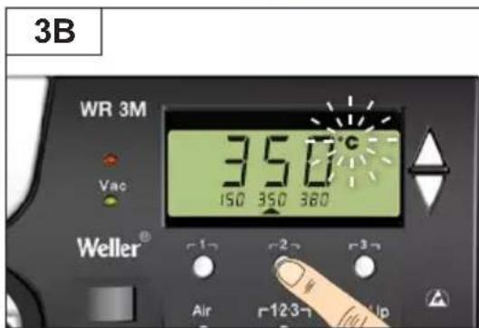 3B WR 3M Vac 350°C 150 350 380 Weller® Air r123-1 Up