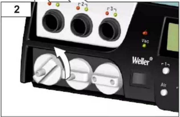 2 r2 r3 Vac Weller® r1 Air