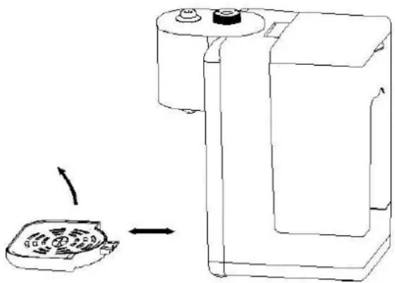 CASO HW 400 - Sostituzione del filtro d'acqua - 1