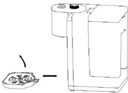 CASO HW 400 - Water disposal from the drip tray - 1