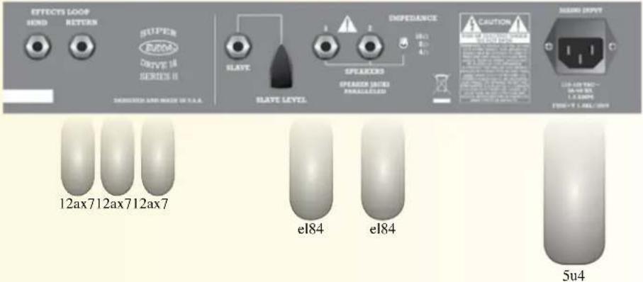 Budda Superdrive SD45 - 超级驱动系列后面板及电子管配件 - 1