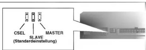 LG CRD8360B - SETZEN DES MASTER / SLAVE JUMPERS - 1