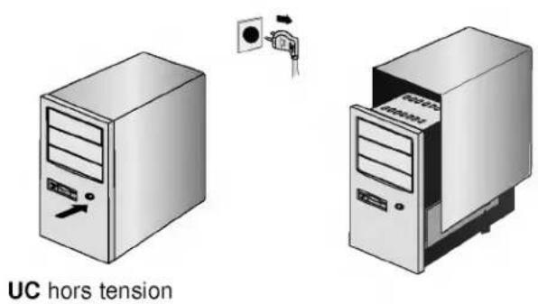 LG CED8120B - Dépose du capot de l'unité centrale - 1