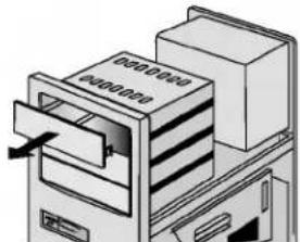 LG CED8120B - Montage du lecteur/graveur - 1