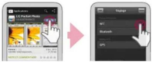 LG Pocket Photo PD233T - Impression utilisant NFC (NFC) - 2