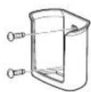 LG MS07ET - Nuotolinio valdymo pulto laikiklio sumontavimas - 1