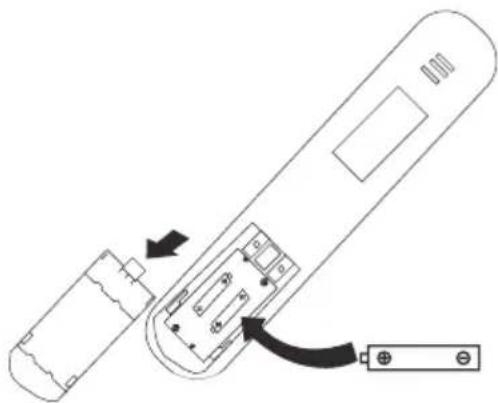 LG T09SDH - Remplacement des piles - 1