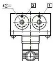 Norgren 18DLT x2 - Dibujo acotado de la conexión: rosca interior - 3