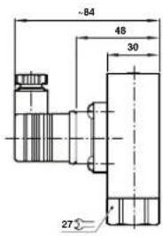 Norgren 18DLT x2 - Disegno quotato del collegamento: Fillettatura interna - 1
