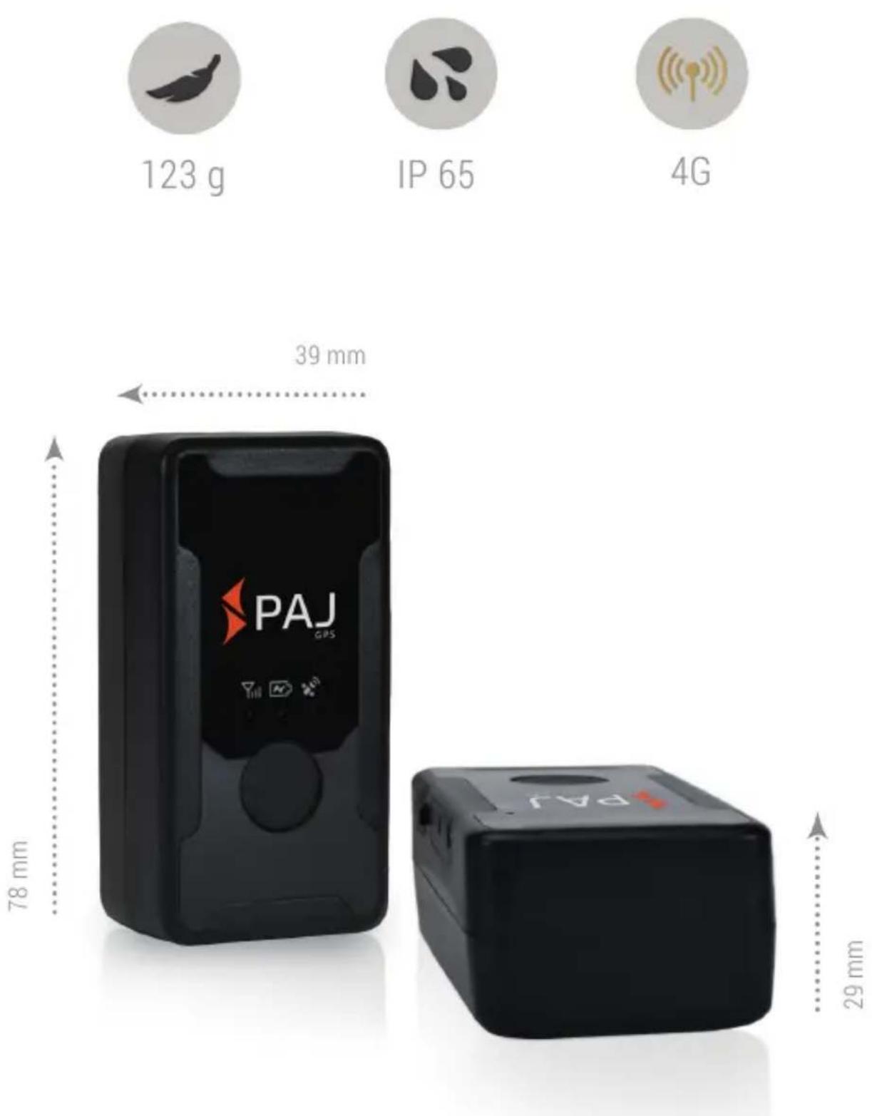 PAJ GPS Easy Finder 4G - Détails techniques - 1