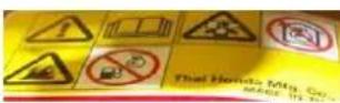 Endress ESE 206 HSGT - Labels op de generator - 5