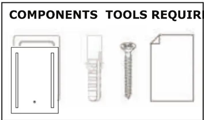 COMPONENTS TOOLS REQUIRE