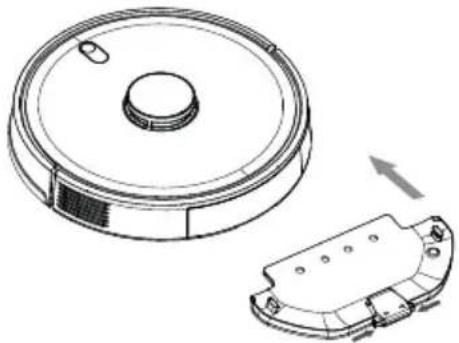Commodore CVR 300 - Installare il contenitore della polvere o il serbatoio dell'ac- qua con contenitore della polvere integrato. - 5