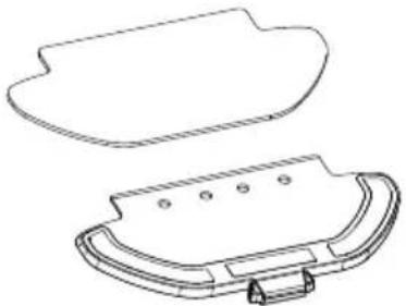 Commodore CVR 300 - Installieren Sie den Staubbehälter oder den Wassertank mit integriertem Staubbehälter. - 4