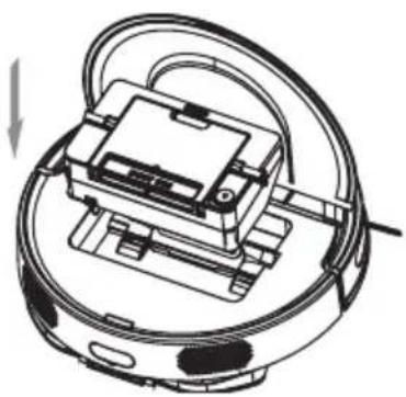 Commodore CVR 100 - Installieren Sie den Staubbehälter oder den Wassertank mit integriertem Staubbehälter. - 3