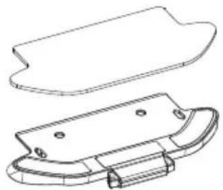 Commodore CVR 100 - Installieren Sie den Staubbehälter oder den Wassertank mit integriertem Staubbehälter. - 4