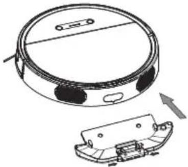 Commodore CVR 100 - Installieren Sie den Staubbehälter oder den Wassertank mit integriertem Staubbehälter. - 5