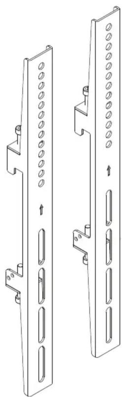 Atdec ADBB400F - VESA 400 Fixed Brackets - 1